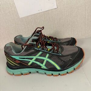 Asics GEL-Scram 2 Women's Turquoise Running Walking Shoes T3G7Q  Size 11